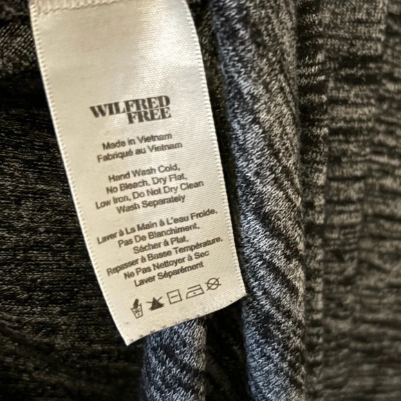 Wilfred| Aritzia Dark Heather Grey Knit Tank Top Tunic Size US Small - Picture 6 of 6